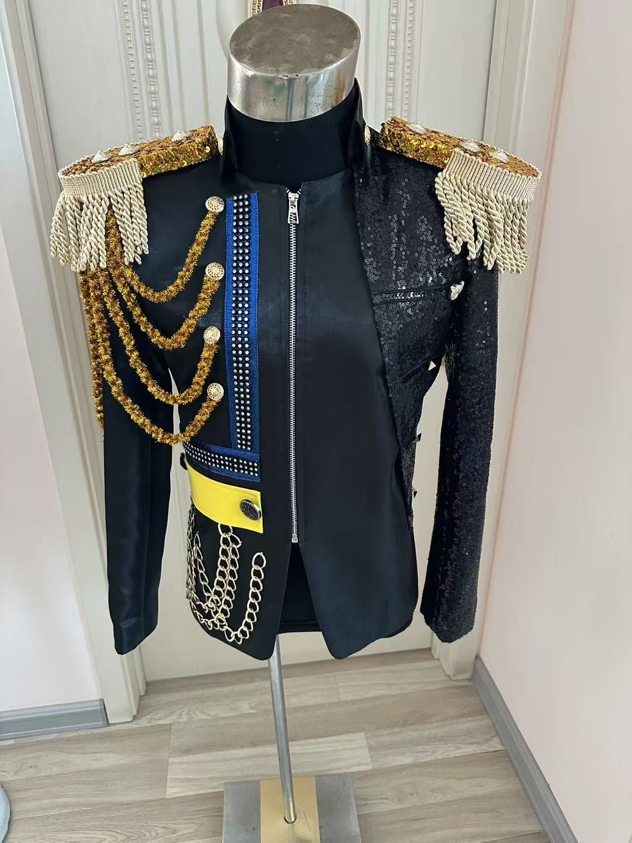 Men'S Formal Wear For A Wedding - Neue Männer Quaste Königliche Jacke Hochzeit