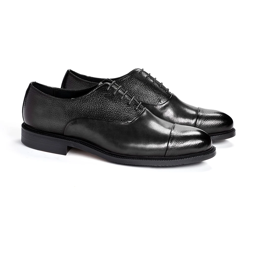 Men'S Formal Wear For A Wedding - 2025, handgefertigte Oxford-Kleiderschuhe aus echtem Rindsleder