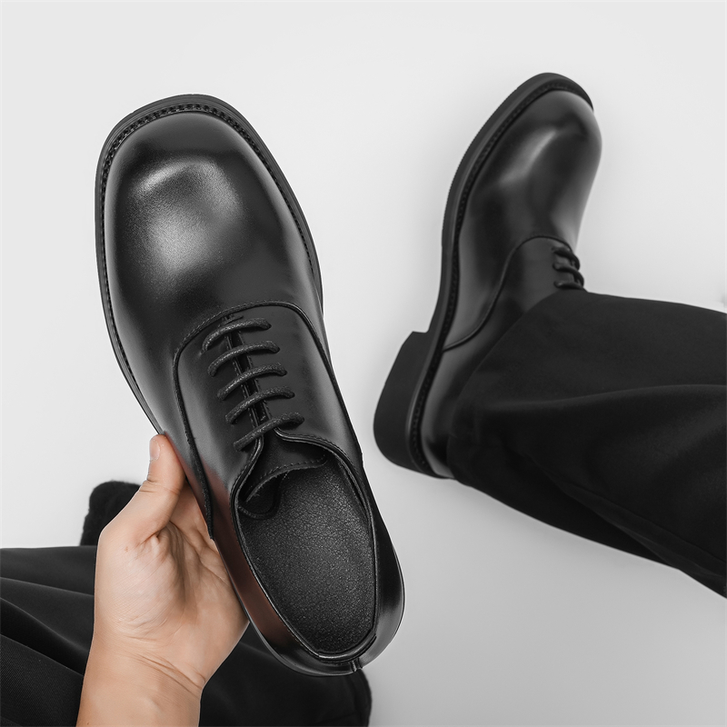 Elegant Formal Men'S Wear - Klassische Marken-Herren-Freizeitschuhe aus Leder mit dicken
