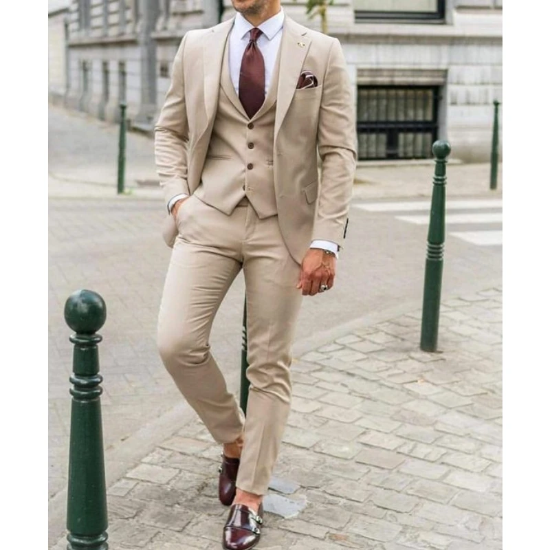 Men'S Formal Wear In Winter - Anzüge für Herren mit Notch-Revers, Slim