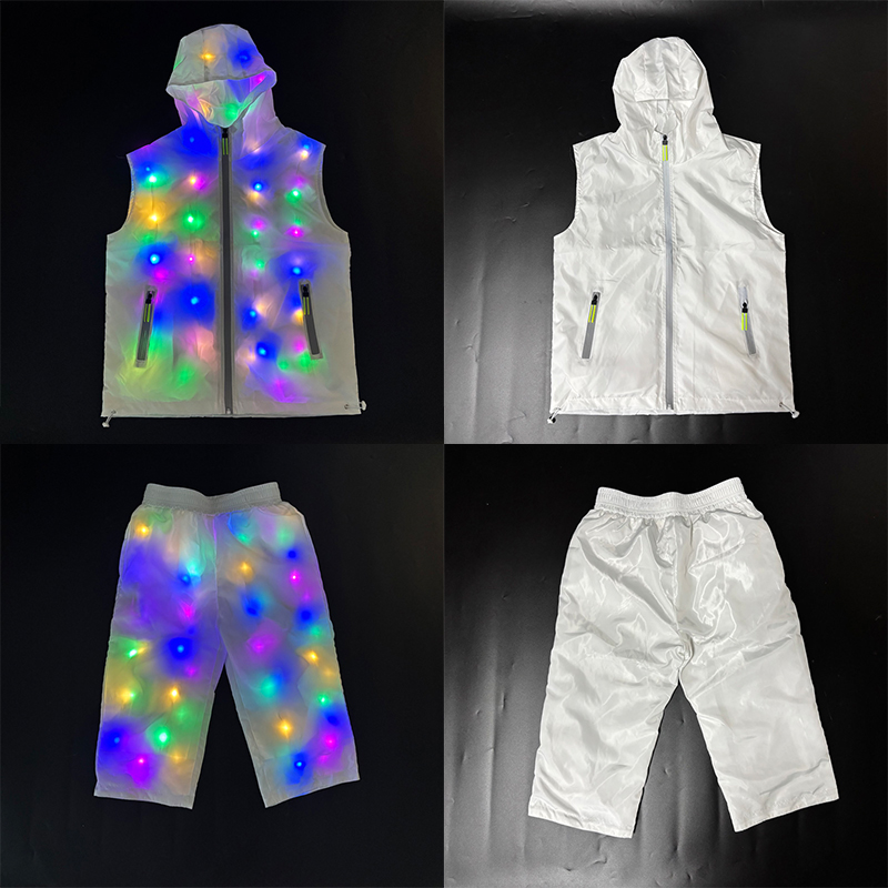 Men'S Formal Wear For A Wedding - Leuchtende Weste Jacke Kostüme Hip Hop