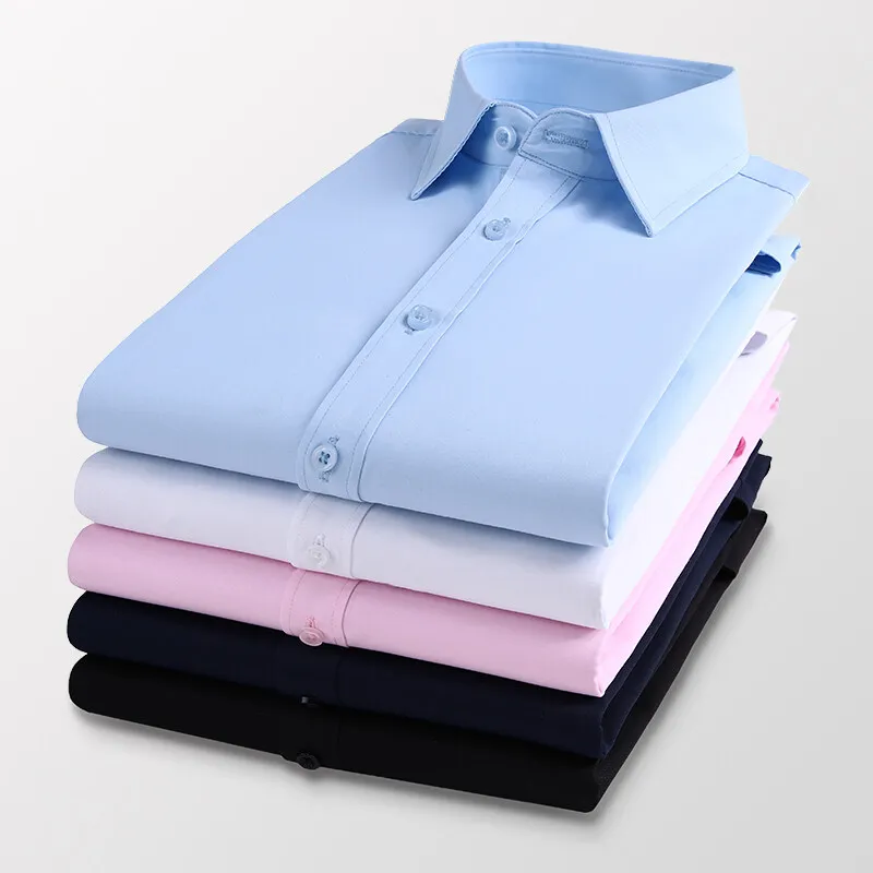 2026 Neue Herren-Langarmhemden – Men Formal Wear Pink Bewertung und Preis