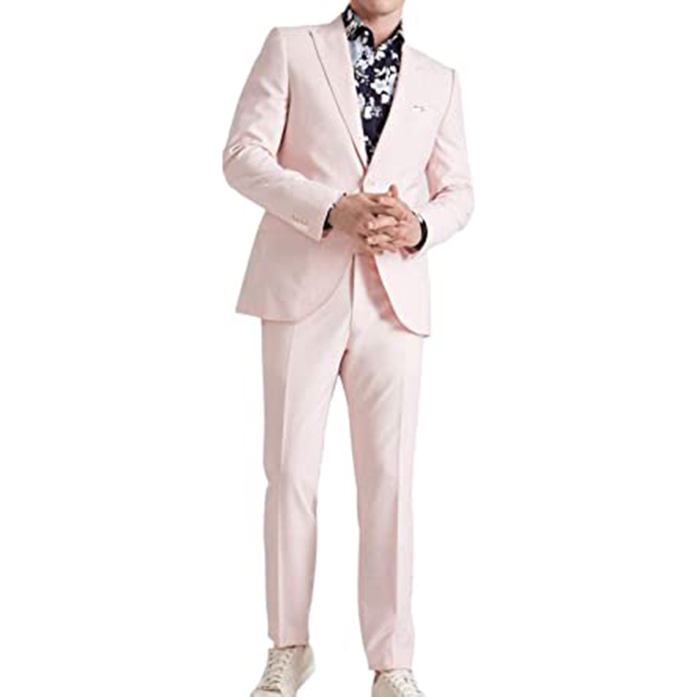 Sommerliche rosa Anzüge für de – Men Formal Wear Pink Bewertung und Preis