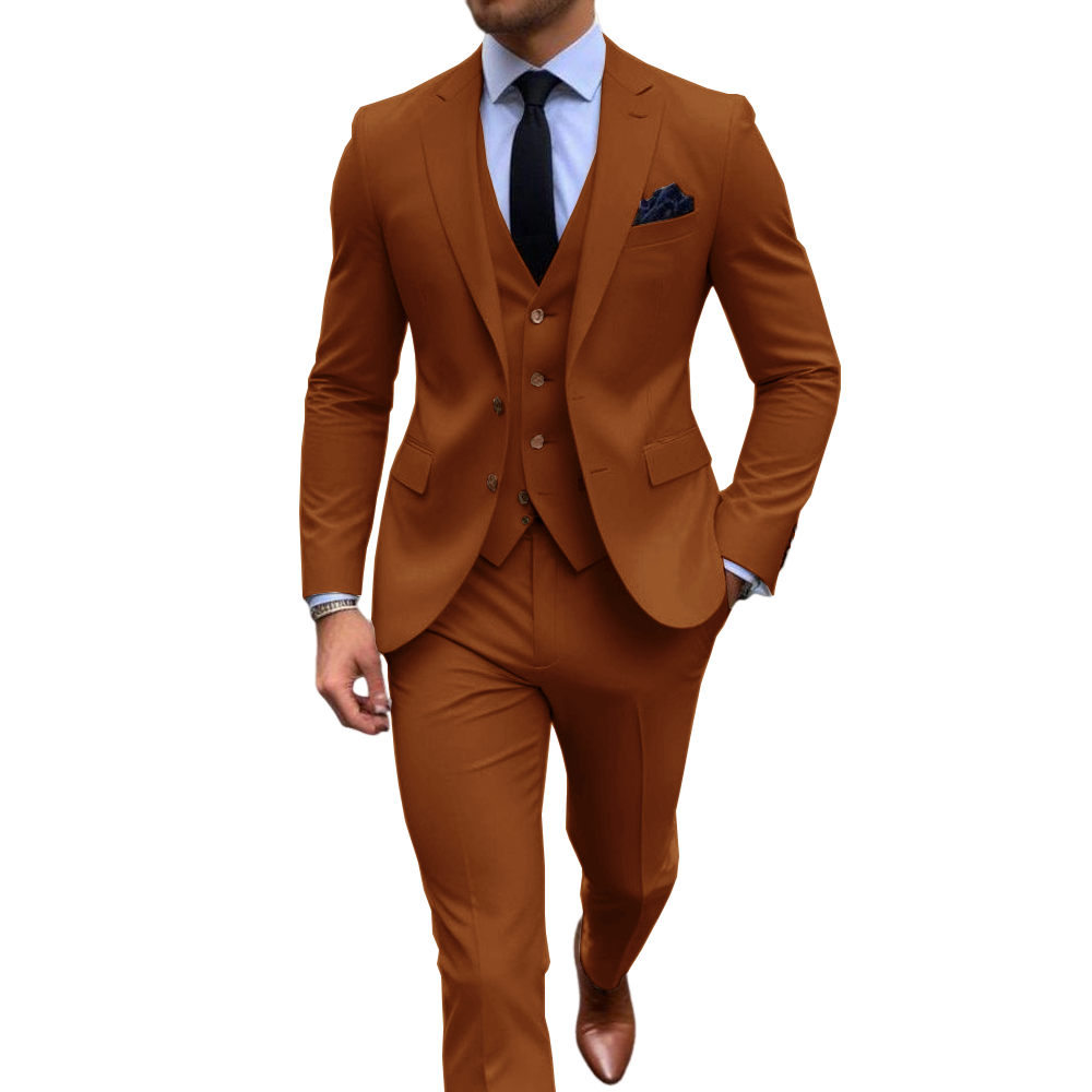 Rosa 3-teilige Herrenanzüge fü – Men Formal Wear Pink Bewertung und Preis