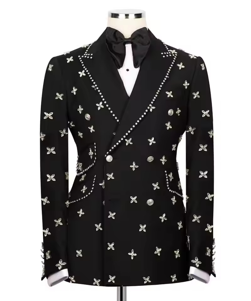 Luxuriöser Diamant-Verzierter  – Men'S Formal Wear No Suit Bewertung und Preis