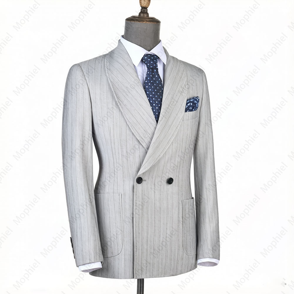 Mophiel Hellgrauer Herrenanzug – Men'S Formal Wear For A Wedding Bewertung und Preis