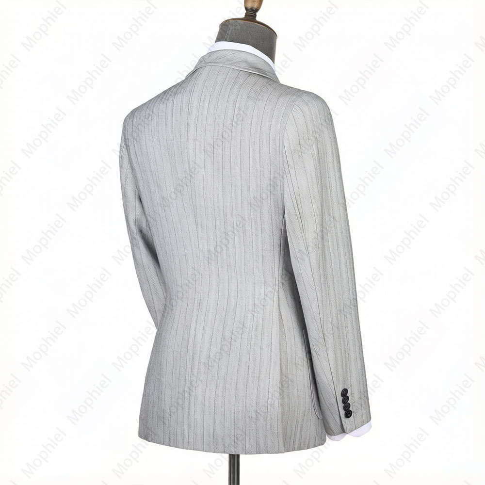Mophiel Hellgrauer Herrenanzug – Men'S Formal Wear For A Wedding Bewertung und Preis