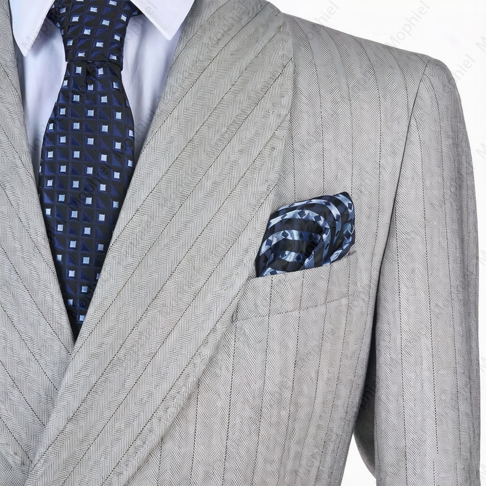 Mophiel Hellgrauer Herrenanzug – Men'S Formal Wear For A Wedding Bewertung und Preis