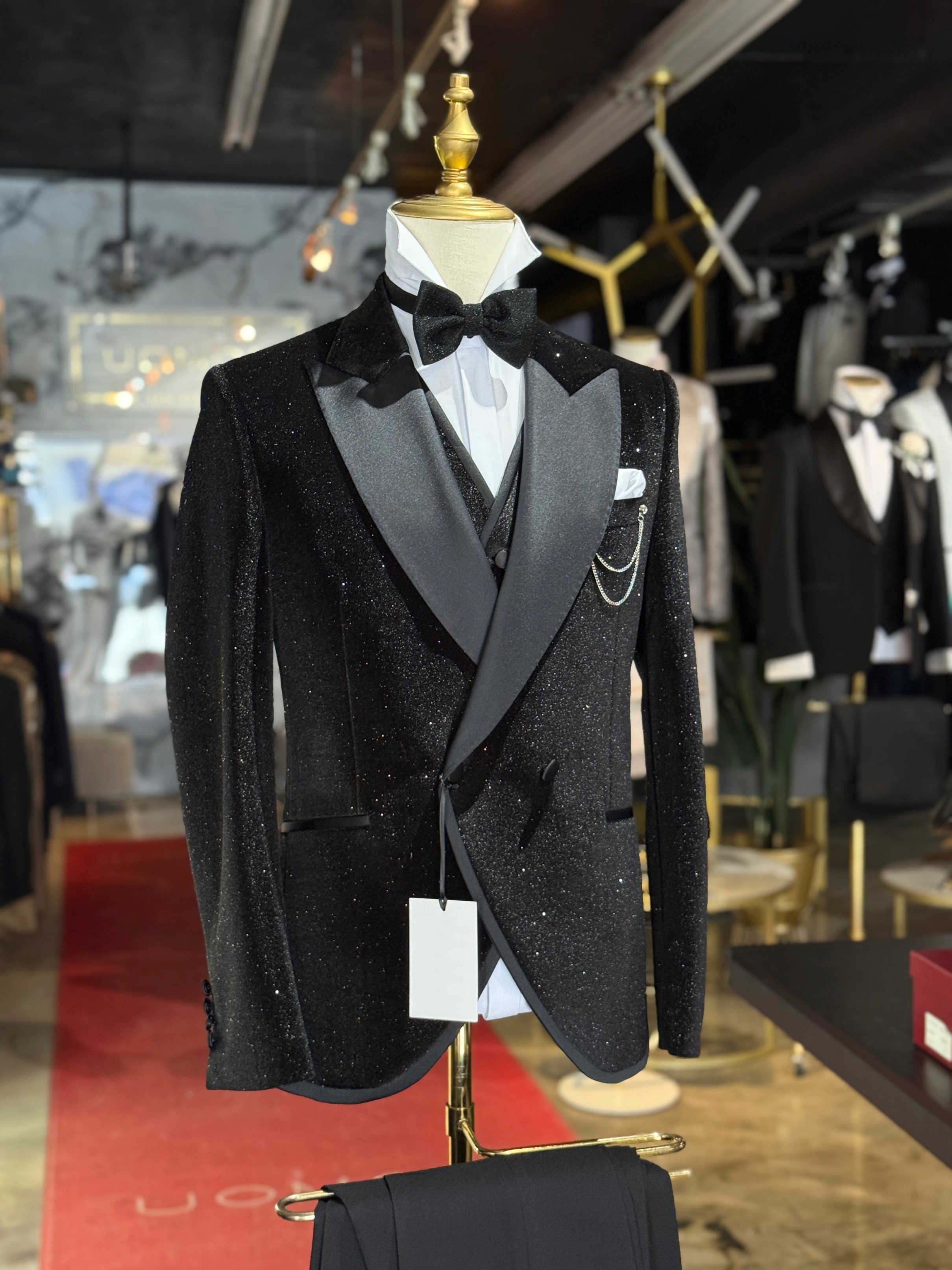 Luxuriöser Glitzer-Herrenanzug – Men'S Formal Wear No Suit Bewertung und Preis