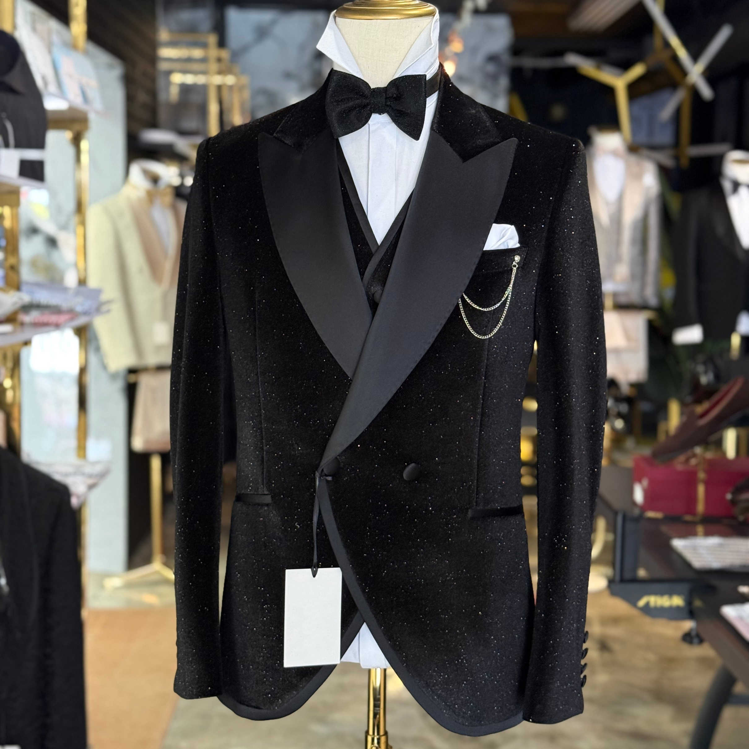Luxuriöser Glitzer-Herrenanzug – Men'S Formal Wear No Suit Bewertung und Preis