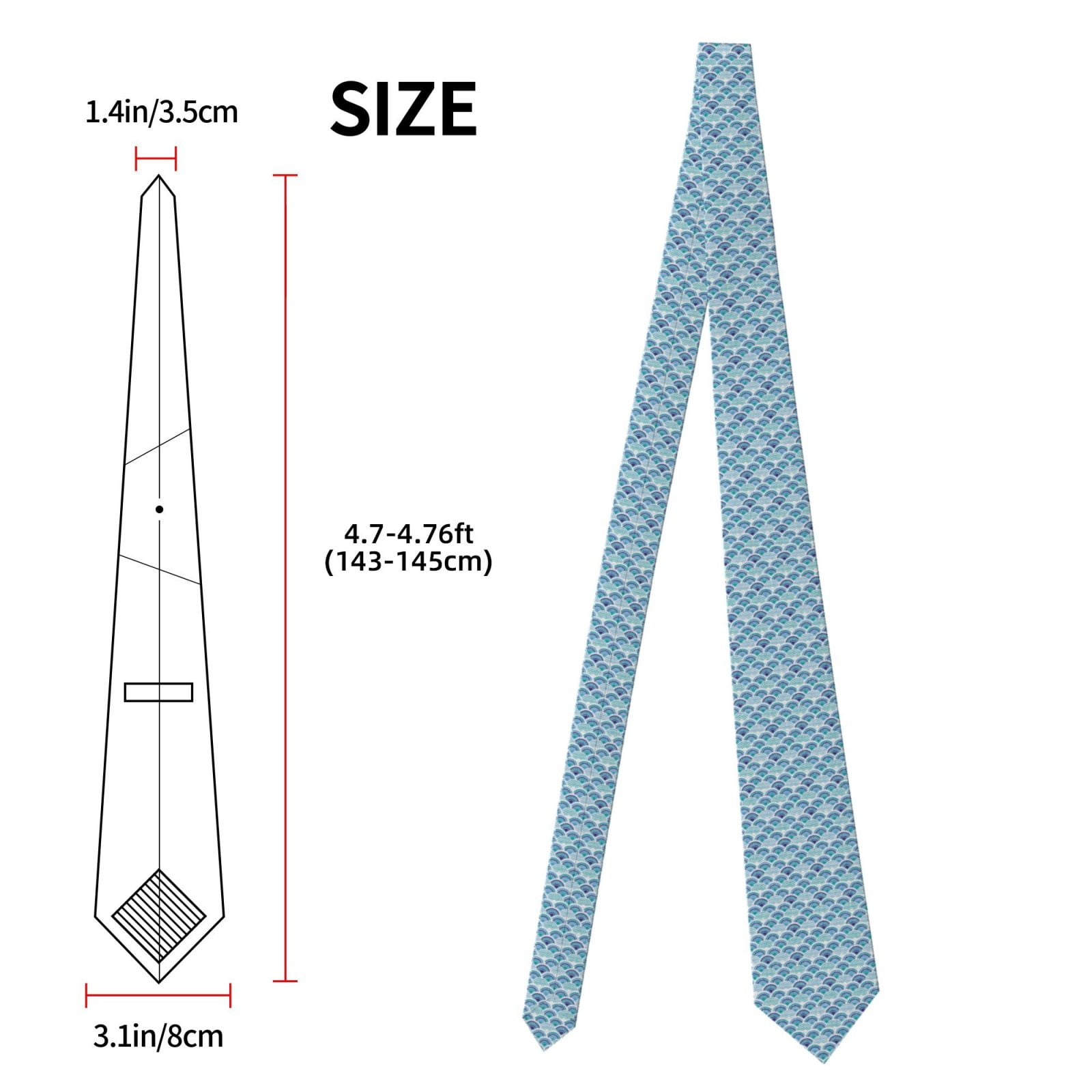 Blaue Krawatten mit Fischschup – Scale - Men Formals & Ethnic Wear Bewertung und Preis