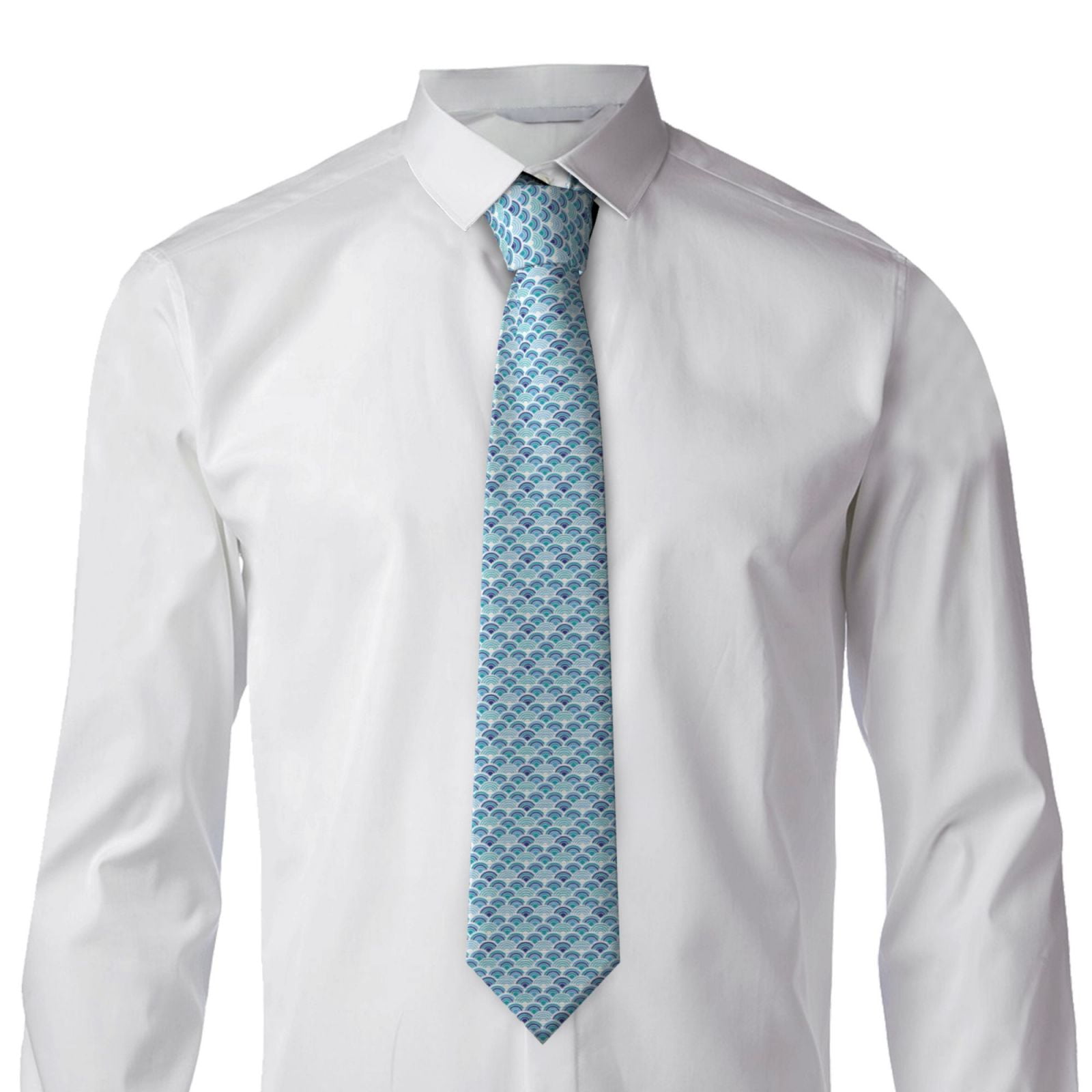 Blaue Krawatten mit Fischschup – Scale - Men Formals & Ethnic Wear Bewertung und Preis