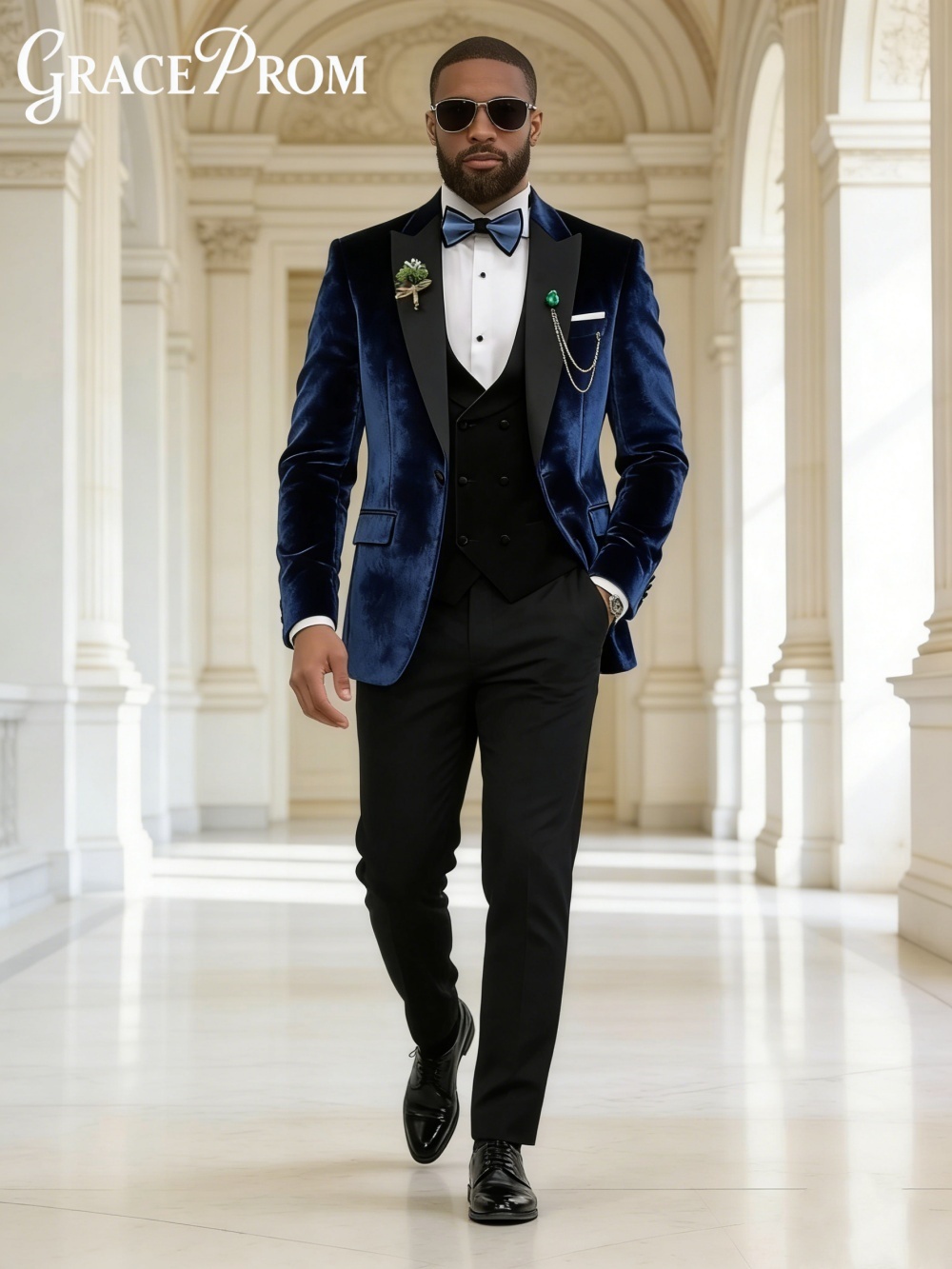 Luxuriöses Samt-Herbst-Winter- – Men'S Formal Wear In Winter Bewertung und Preis