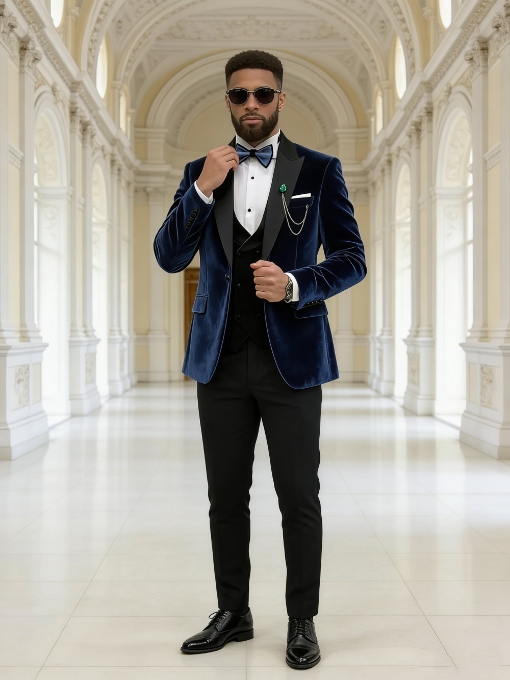 Luxuriöses Samt-Herbst-Winter- – Men'S Formal Wear In Winter Bewertung und Preis