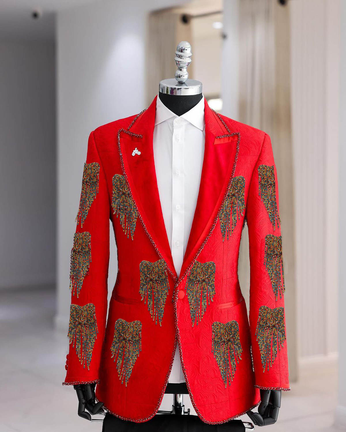 Mode Hochzeit Männer Anzug Kri – Men'S Formal Wear No Suit Bewertung und Preis