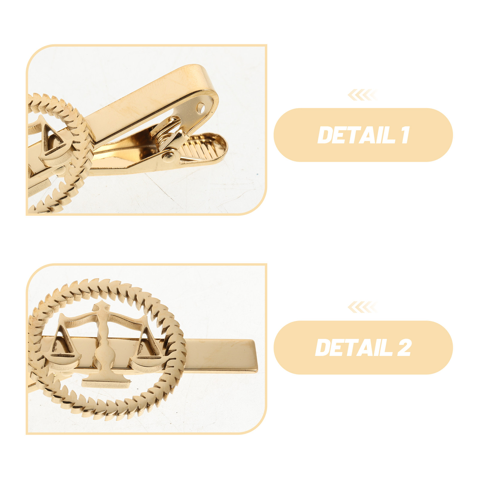 Libra Krawattenklammer aus gol – Scale - Men Formals & Ethnic Wear Bewertung und Preis