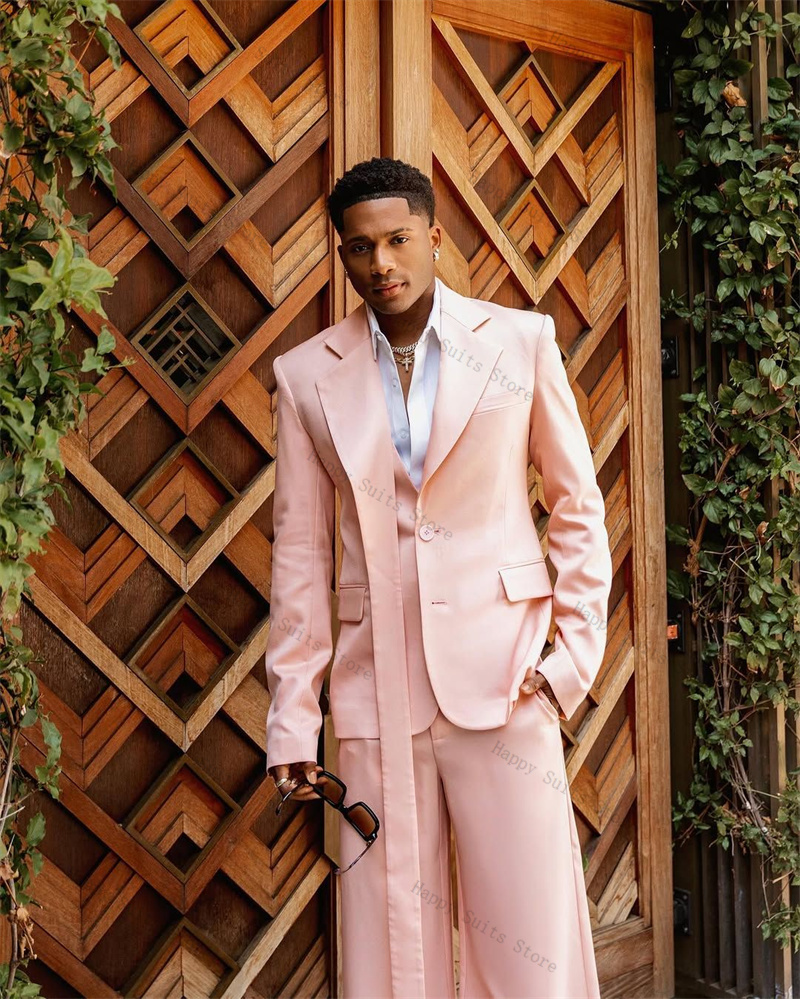 Rosa Herrenanzug-Set, 2-teilig – Men Formal Wear Pink Bewertung und Preis