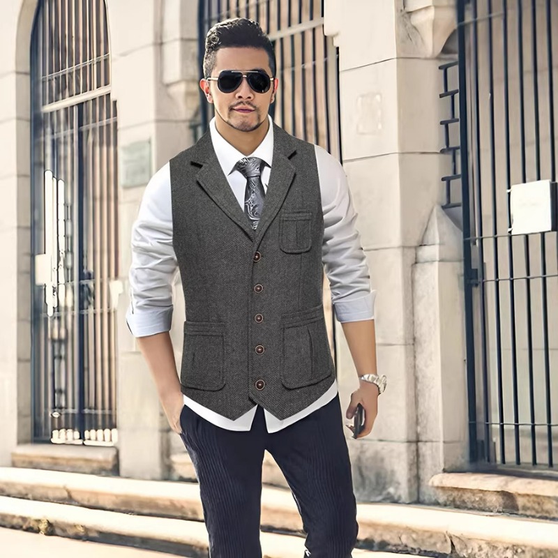 Herren-Fischgrät-Tweed-Anzugwe – Men'S Formal Wear No Suit Bewertung und Preis