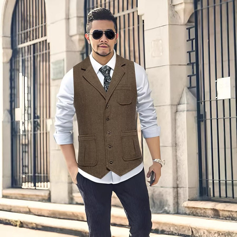 Herren-Fischgrät-Tweed-Anzugwe – Men'S Formal Wear No Suit Bewertung und Preis